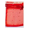 Мешочек (органза, блестки, размер 10 см*12 см, цвет - красный), арт.90024